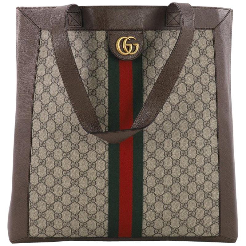 Gucci Ophidia Soft Open Tote GG Coated Canvas Large
