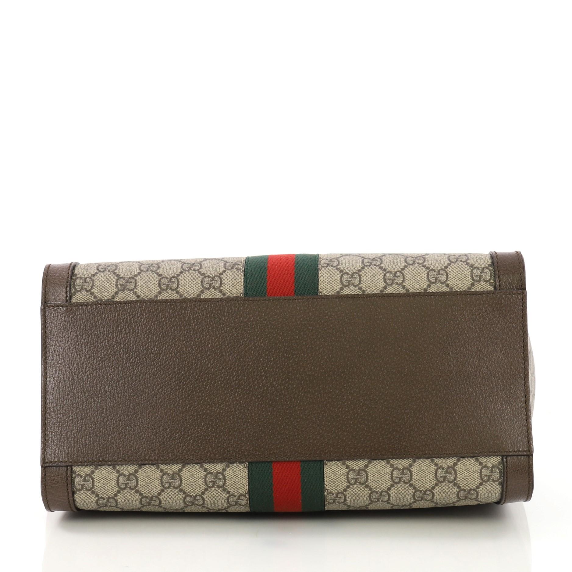 Women's or Men's Gucci Ophidia Top Handle Bag GG Coated Canvas Medium