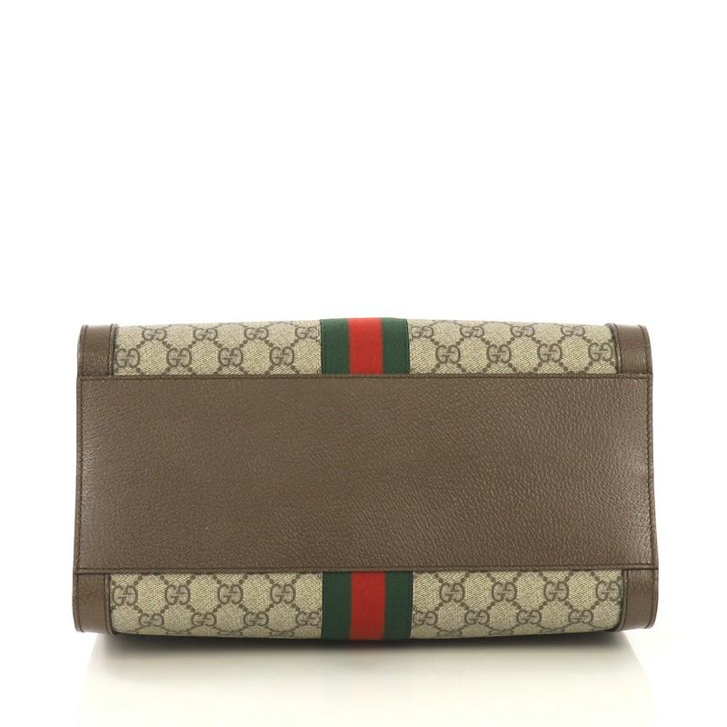 Women's Gucci Ophidia Top Handle Bag GG Coated Canvas Medium