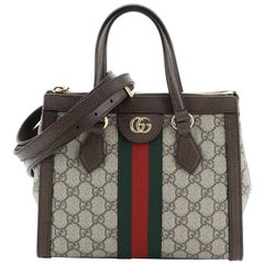 Gucci Ophidia Top Handle Bag GG Coated Canvas Small