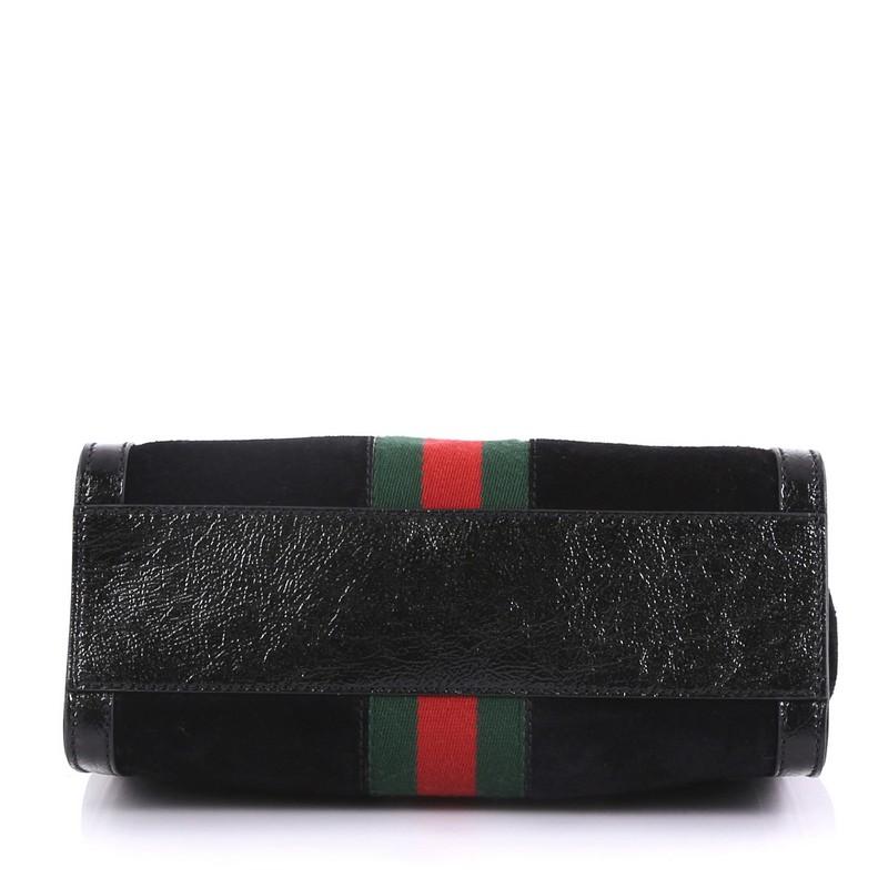 Women's Gucci Ophidia Top Handle Bag Suede Small