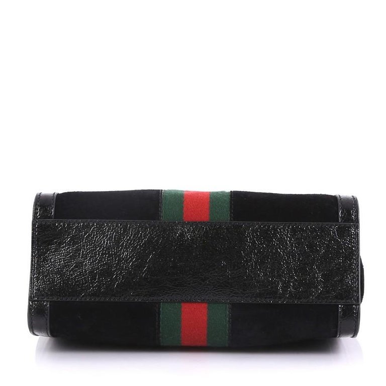 Gucci Ophidia Top Handle Bag Suede Small at 1stDibs