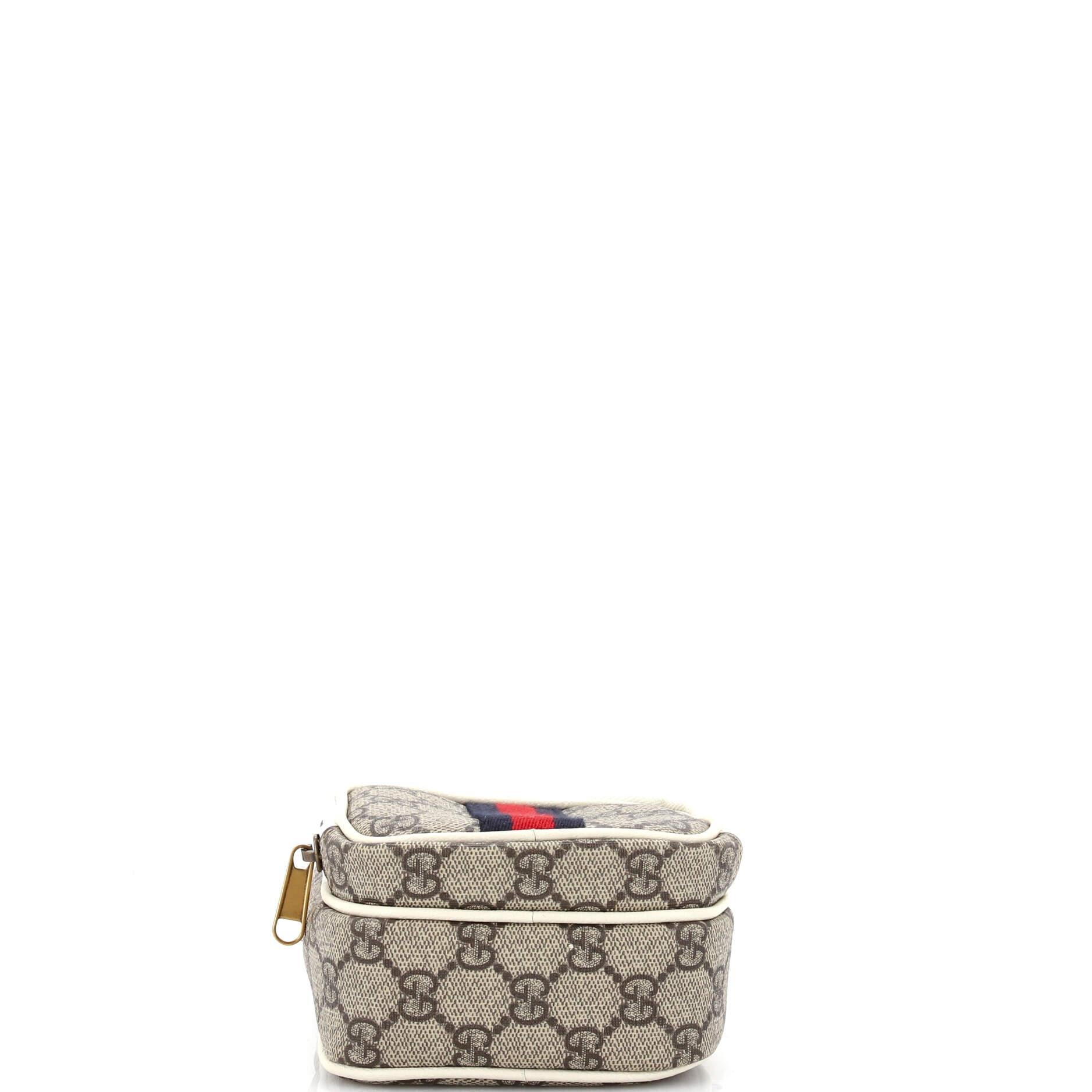 Women's or Men's Gucci Ophidia Top Handle Crossbody Bag GG Coated Canvas Mini