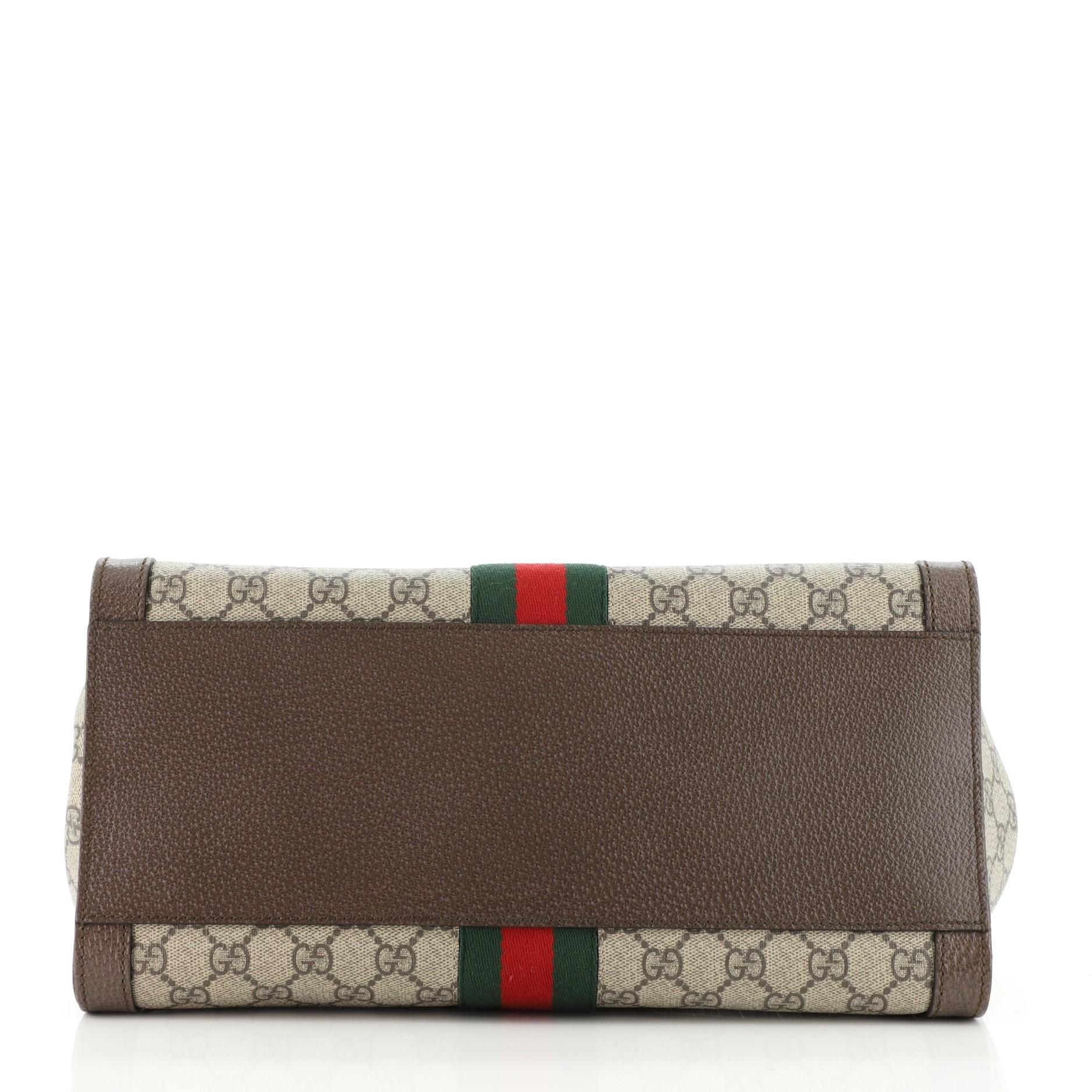 gucci ophidia coated-canvas tote