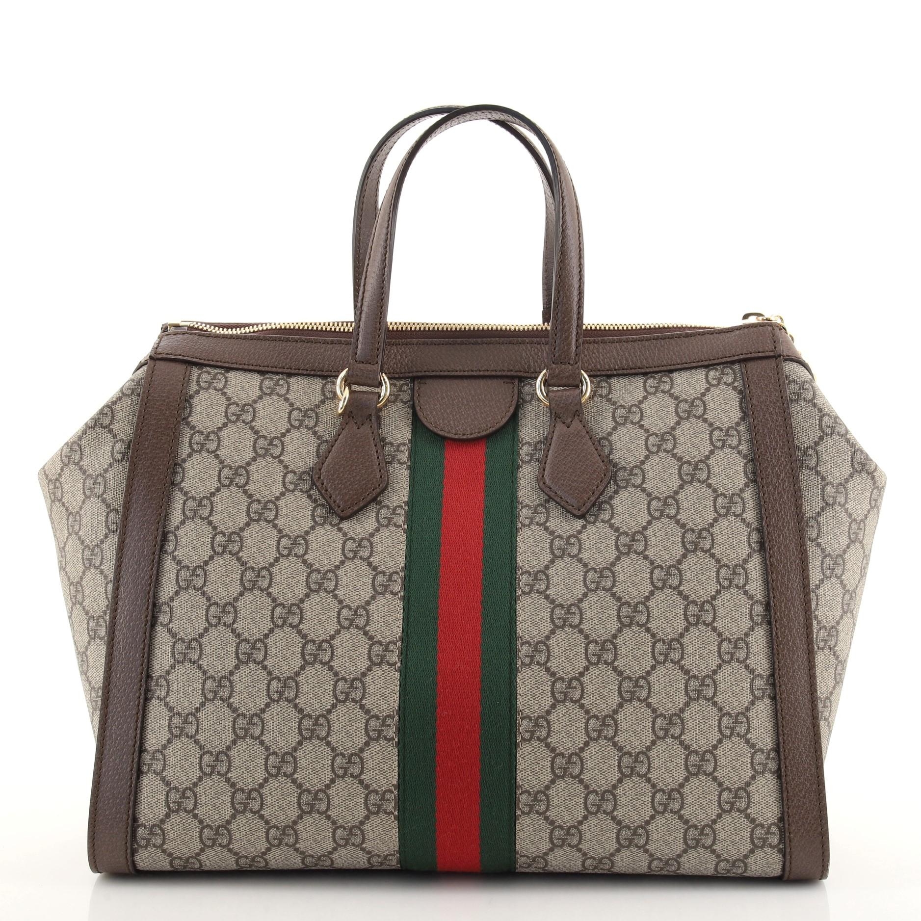 ophidia medium gg top handle bag