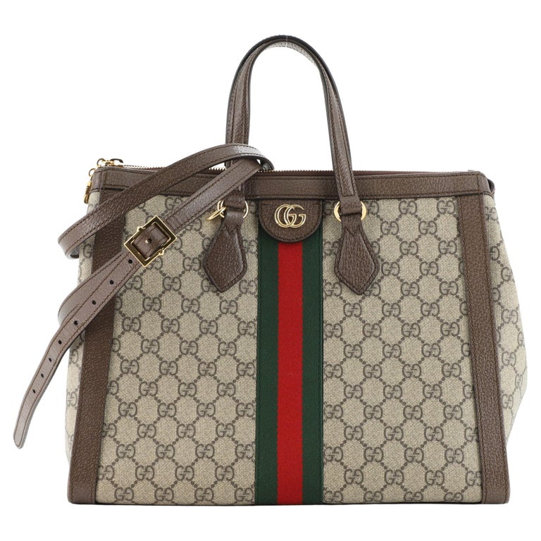 Gucci Ophidia Top Handle Tote GG Coated Canvas Medium at 1stDibs