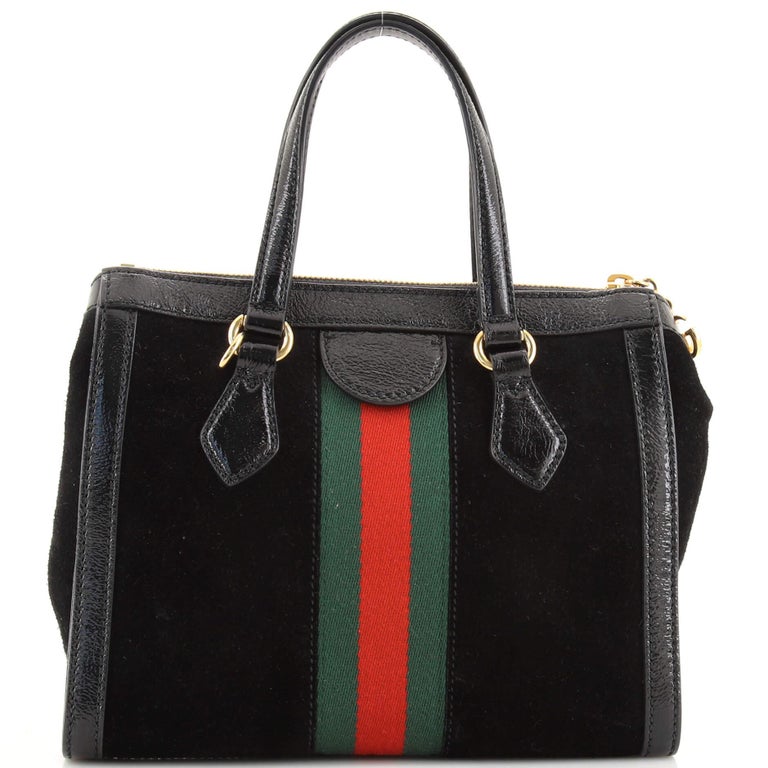 Gucci Ophidia Top Handle Tote Suede Small For Sale at 1stDibs