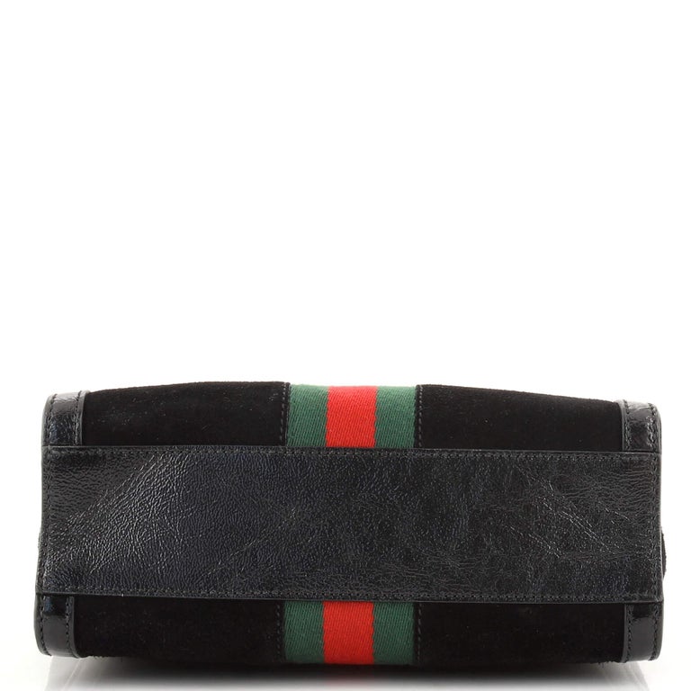 Gucci Ophidia Top Handle Tote Suede Small For Sale at 1stDibs