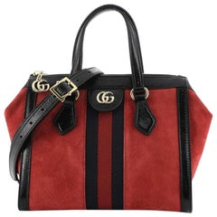 Gucci Ophidia Top Handle Tote Suede Small