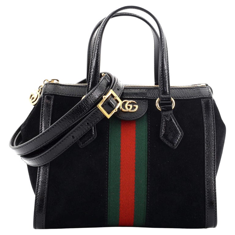 Gucci Ophidia Top Handle Tote Suede Small at 1stDibs