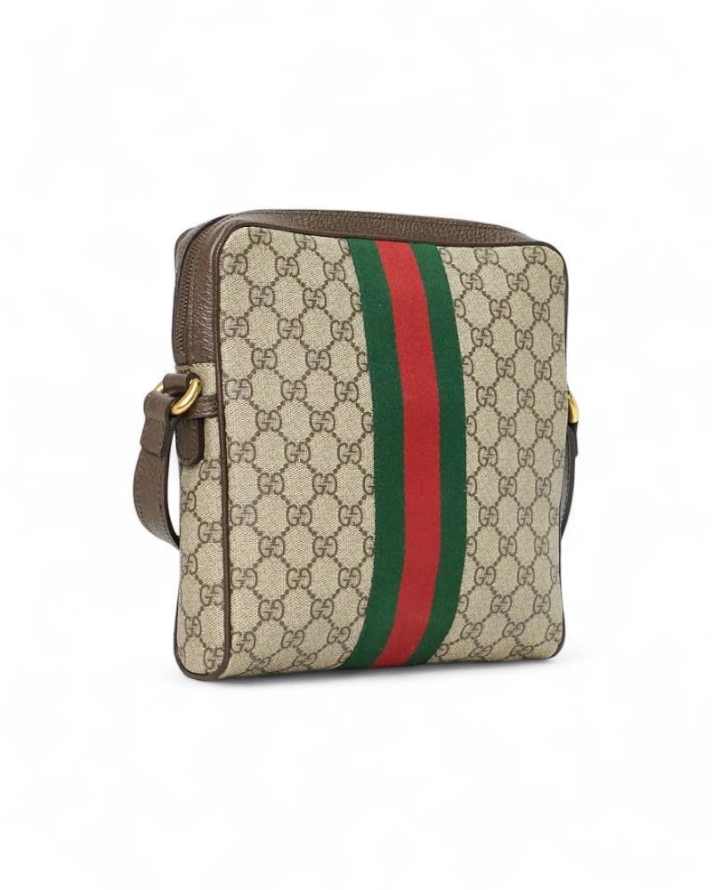 Gucci Ophidia Tracolla Man GG Supreme Marrone in vendita 5