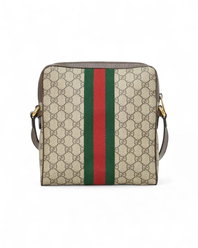 Gucci Ophidia Tracolla Man GG Supreme Marrone in vendita 6