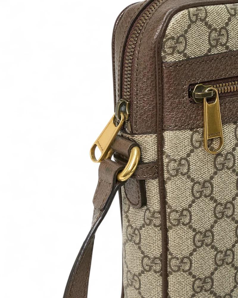 da uomo o donna Gucci Ophidia Tracolla Man GG Supreme Marrone in vendita