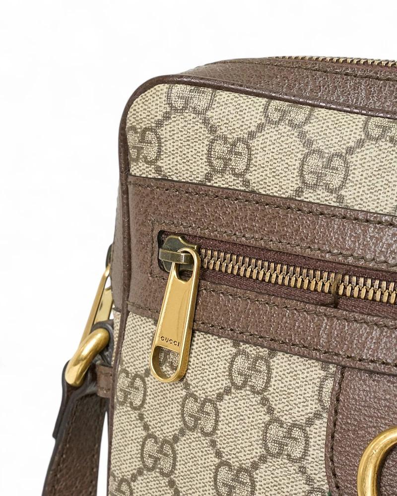 Gucci Ophidia Tracolla Man GG Supreme Marrone in vendita 1