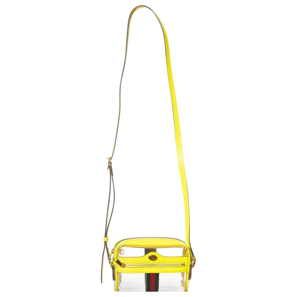 Goyard Yellow Coated Canvas and Leather Crossbody Bag For Sale at