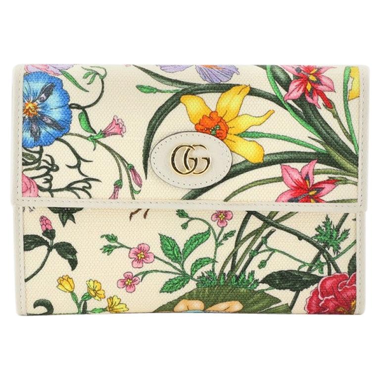Gucci Ophidia Wallet Flora Canvas Small