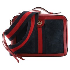 Gucci Ophidia Zip Around Camera Bag Suede Small