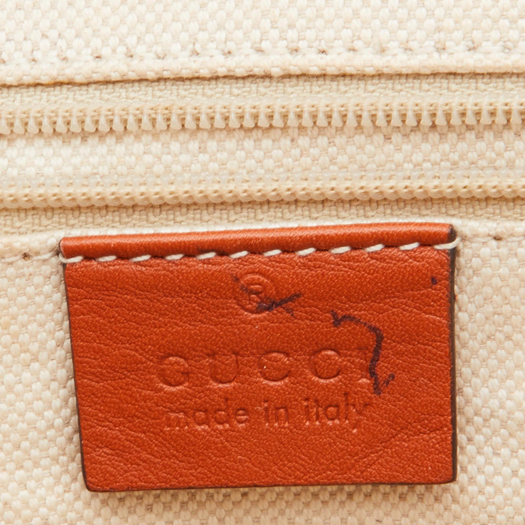 Gucci Orange Guccissima Leather Sukey Tote 6