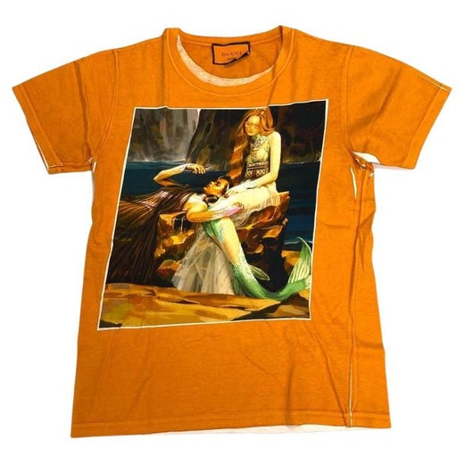 Gucci Orange Hallucination Out 200 Runway Limited Edition Tee Shirt S For  Sale at 1stDibs