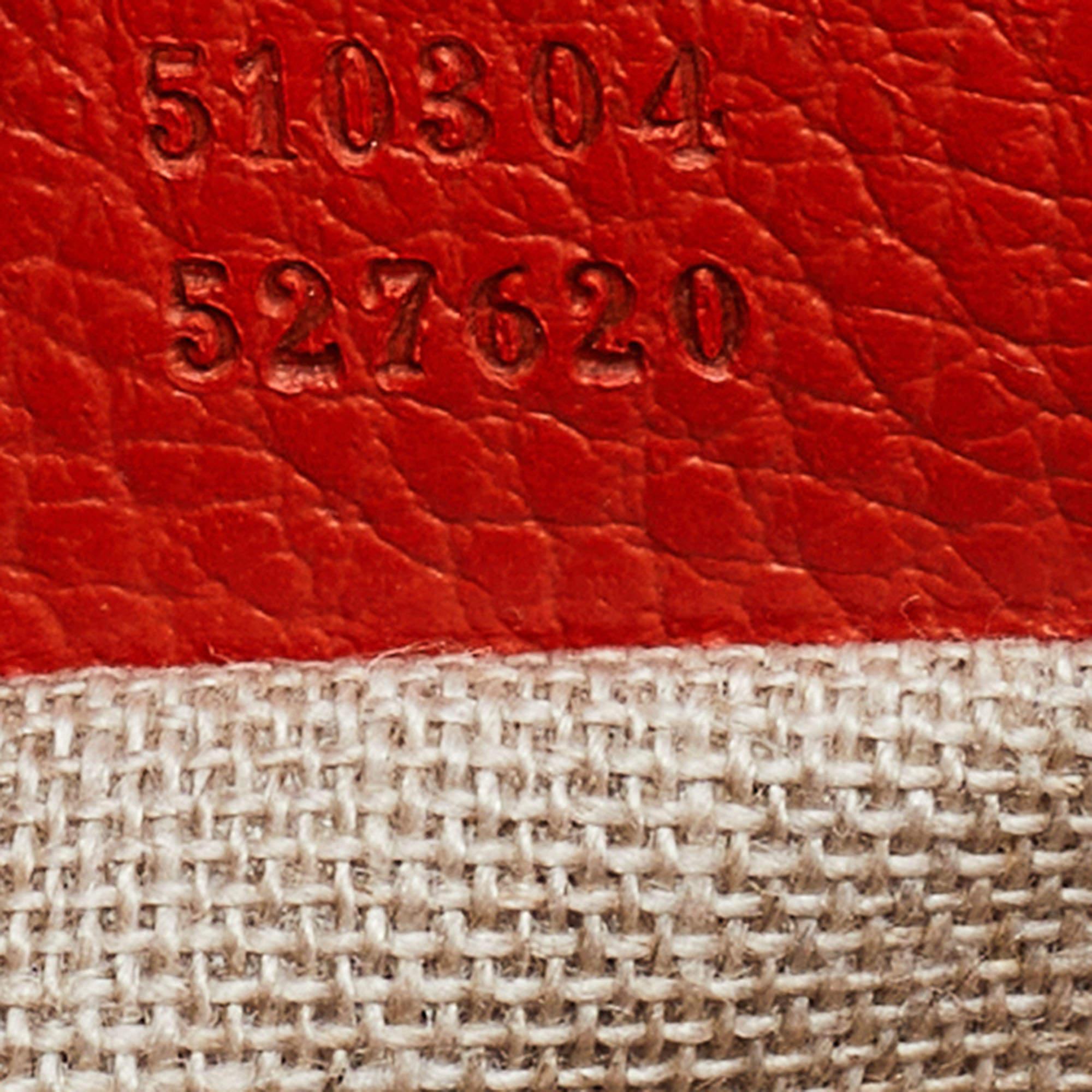 Gucci Orange Leather Dollar Interlocking G Crossbody Bag 6