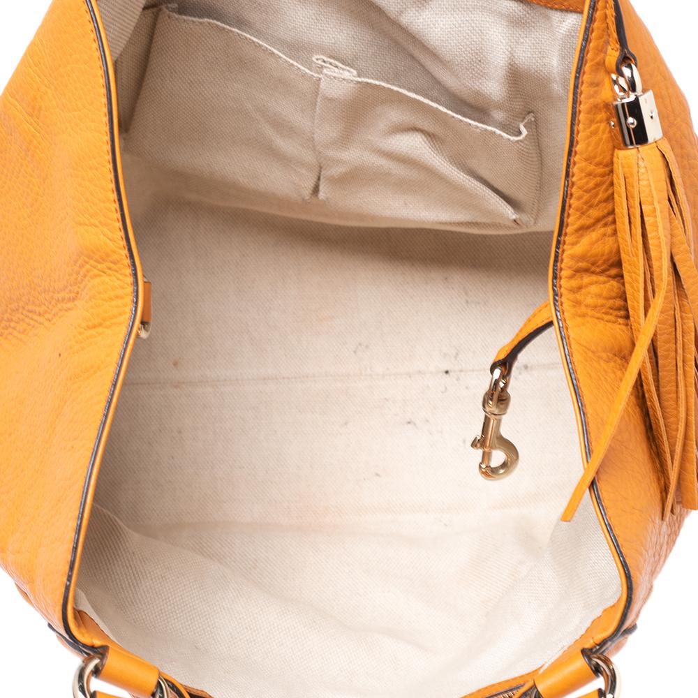Gucci Orange Leather Medium Soho Shoulder Bag 2