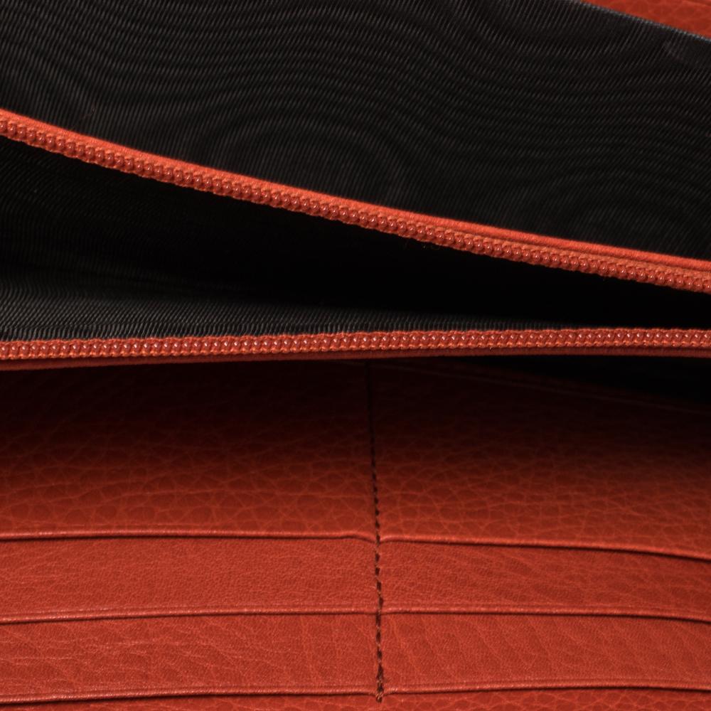 Gucci Orange Leather Soho Wallet 4