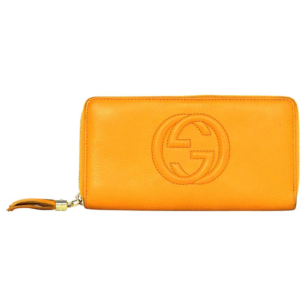 Gucci Gg Burnt Orange Two-tone Leather Shoulder Bag 648934 | Handbags &  Wallets | Clothing & Accessories | Shop The Exchange