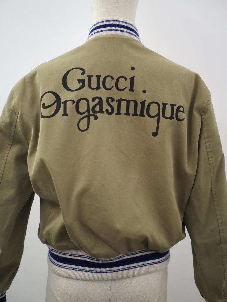 Gucci Orgasmique double face multicoloured jacket NWOT For Sale at 1stDibs