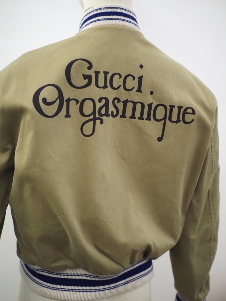 Gucci Orgasmique double face multicoloured jacket NWOT For Sale at 1stDibs
