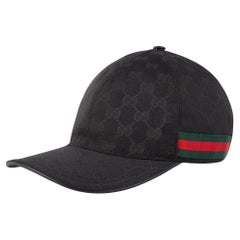 Gucci Original GG Canvas Baseball-Cap mit Web-Streifen