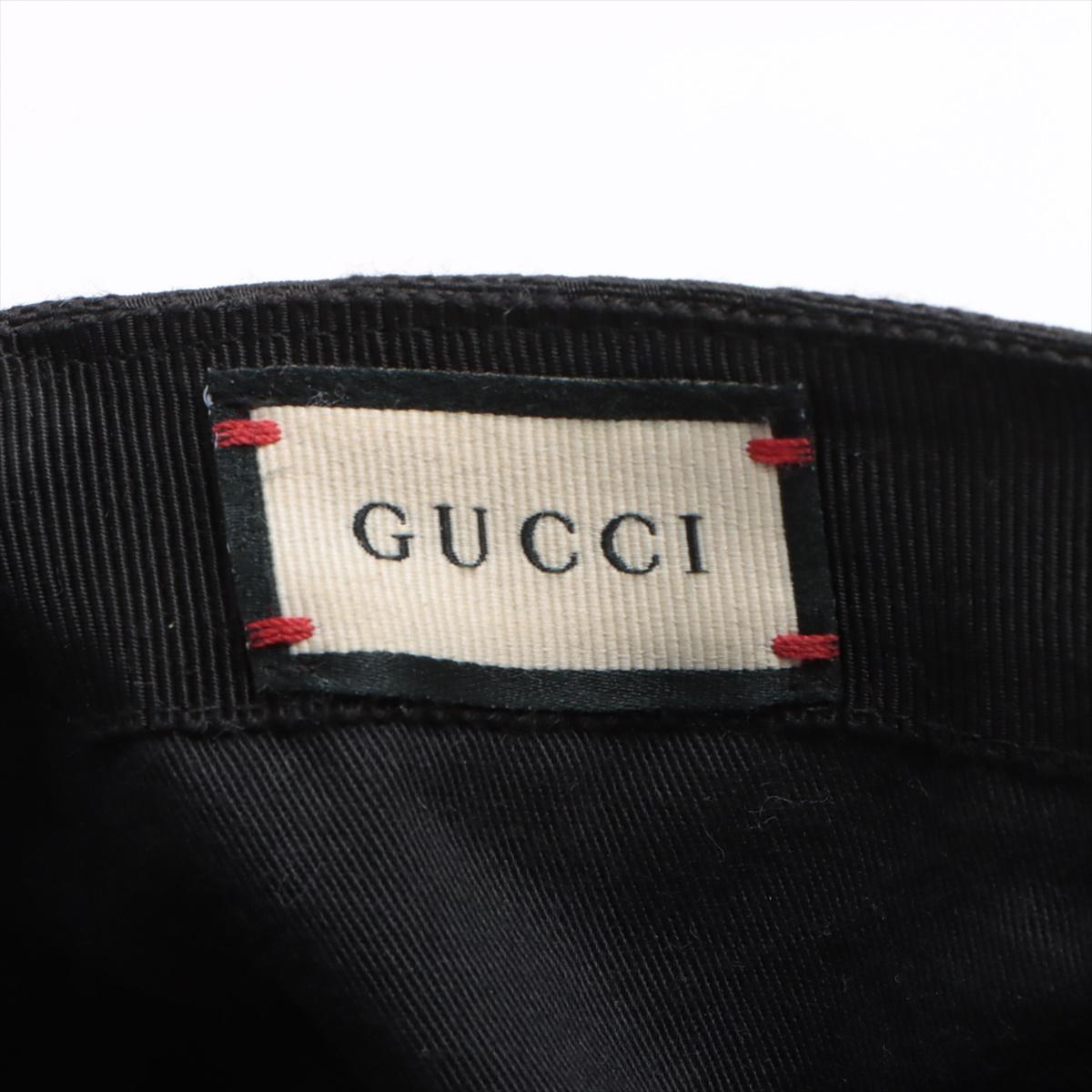 Gucci Original GG Canvas Baseball Hat with Web Black 2