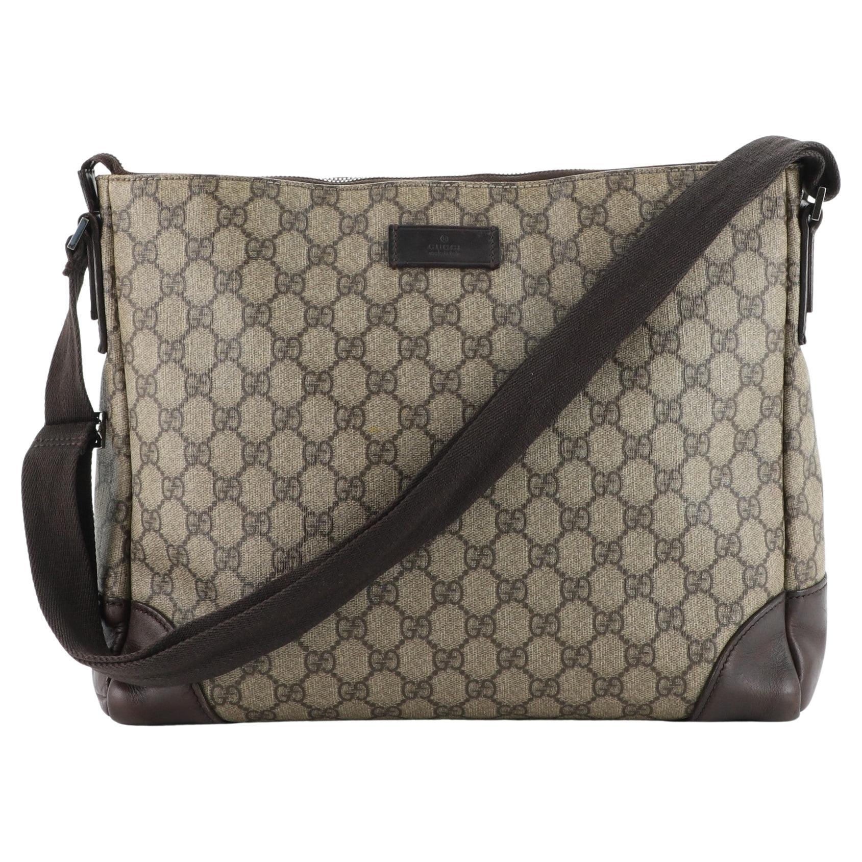 Gucci  Messenger Bag GG Coated Canvas Medium at 1stDibs