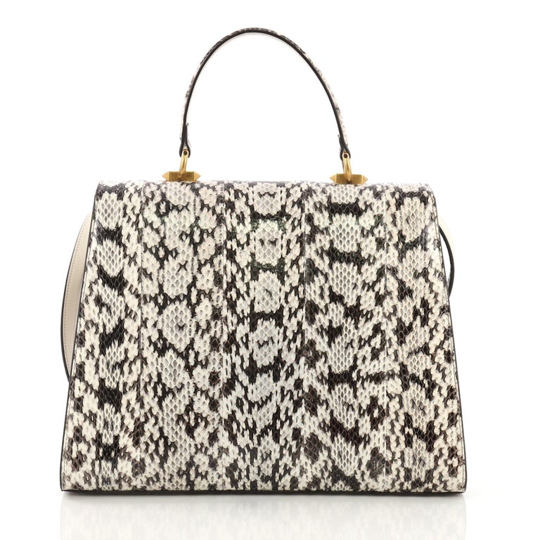 Gucci Osiride Top Handle Bag Embellished Snakeskin Medium at 1stDibs