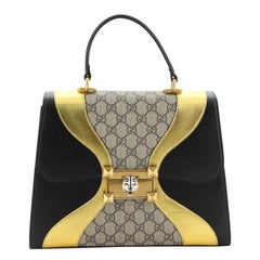 Gucci Osiride Top Handle Bag GG Coated Canvas and Leather Medium