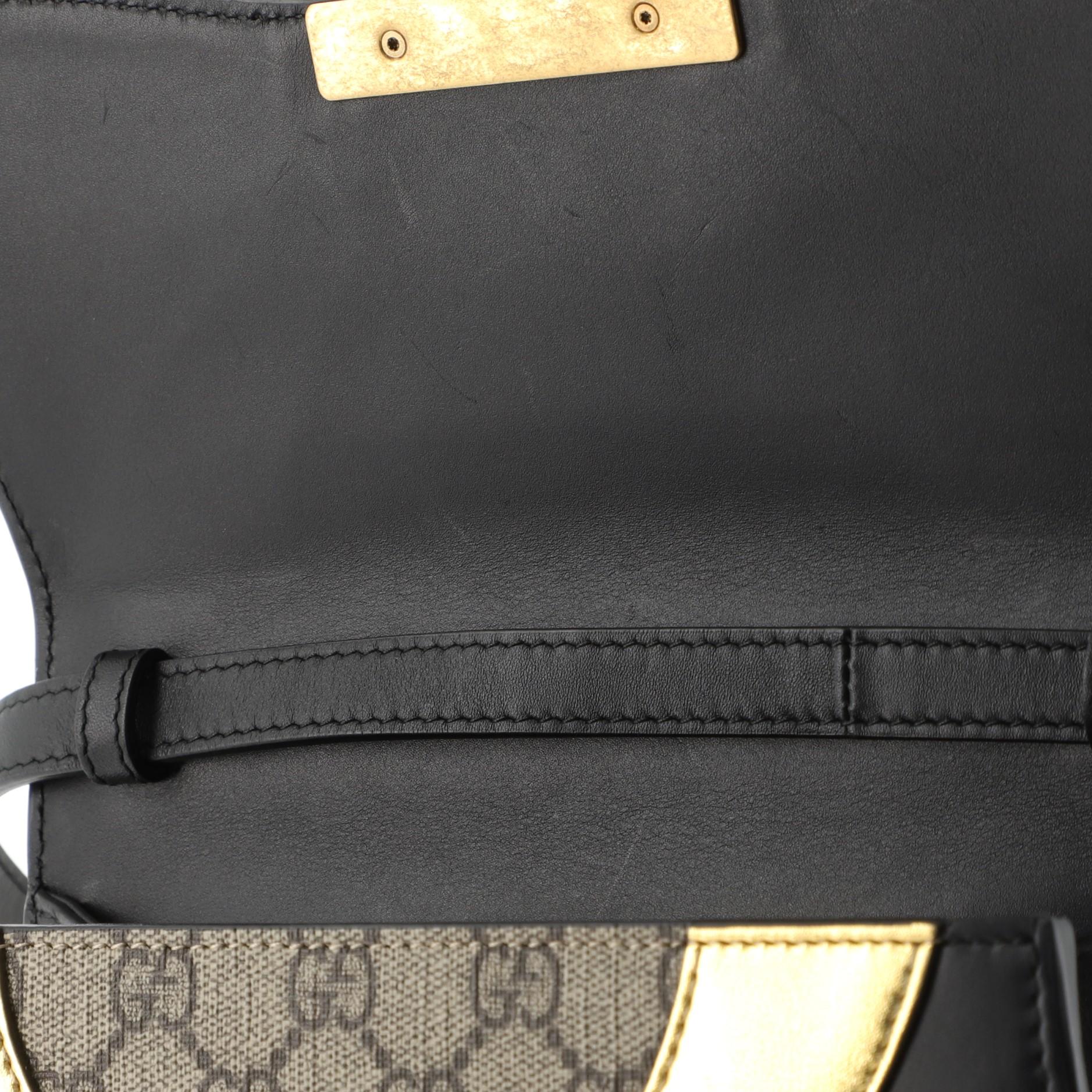 Gucci Osiride Sac à poignée supérieure GG en toile enduite et cuir petit modèle 2