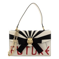 Gucci Osiride Top Handle Bag Printed Leather with Applique Small