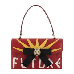 Gucci Osiride Top Handle Bag Printed Leather With Applique Small