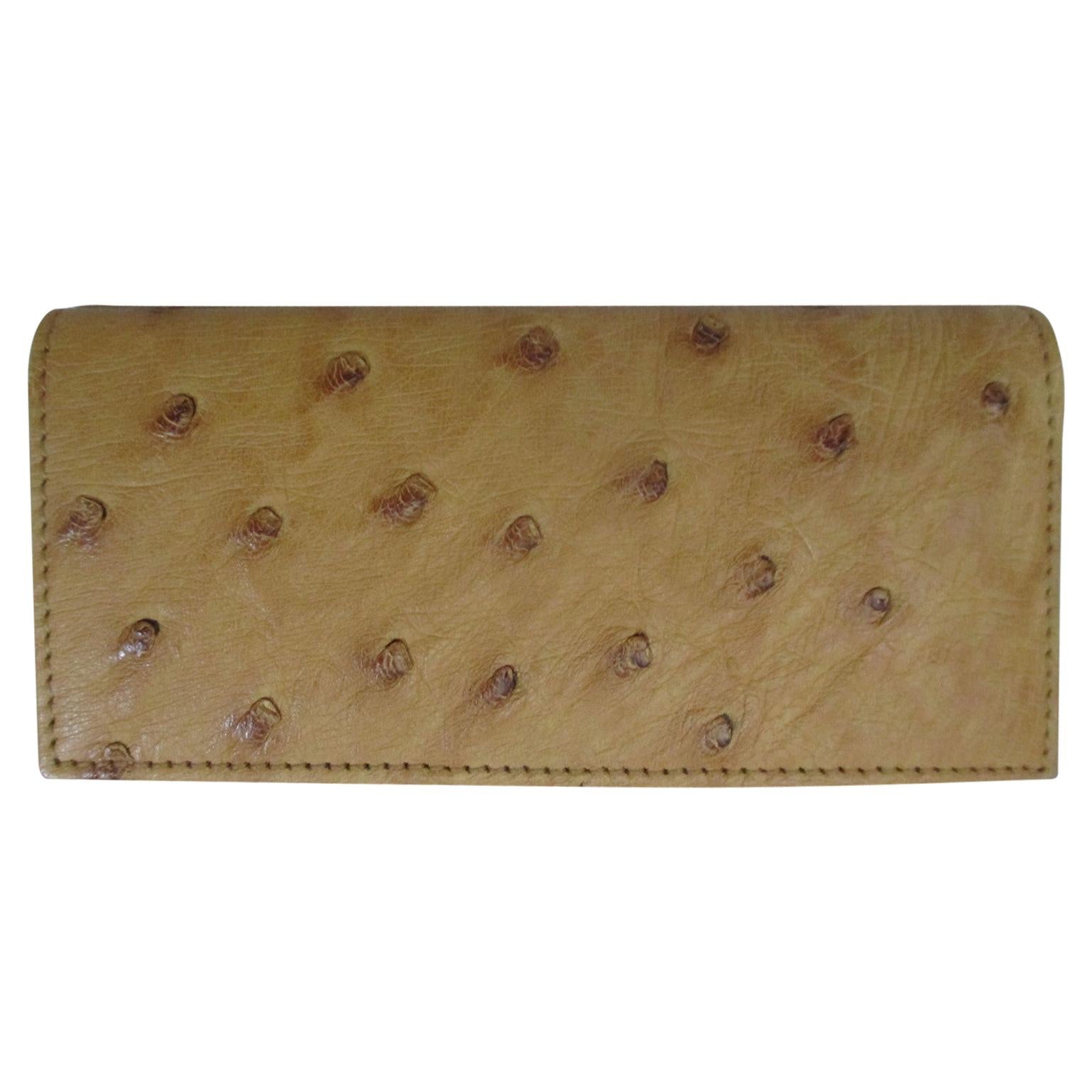 What brands use ostrich leather?