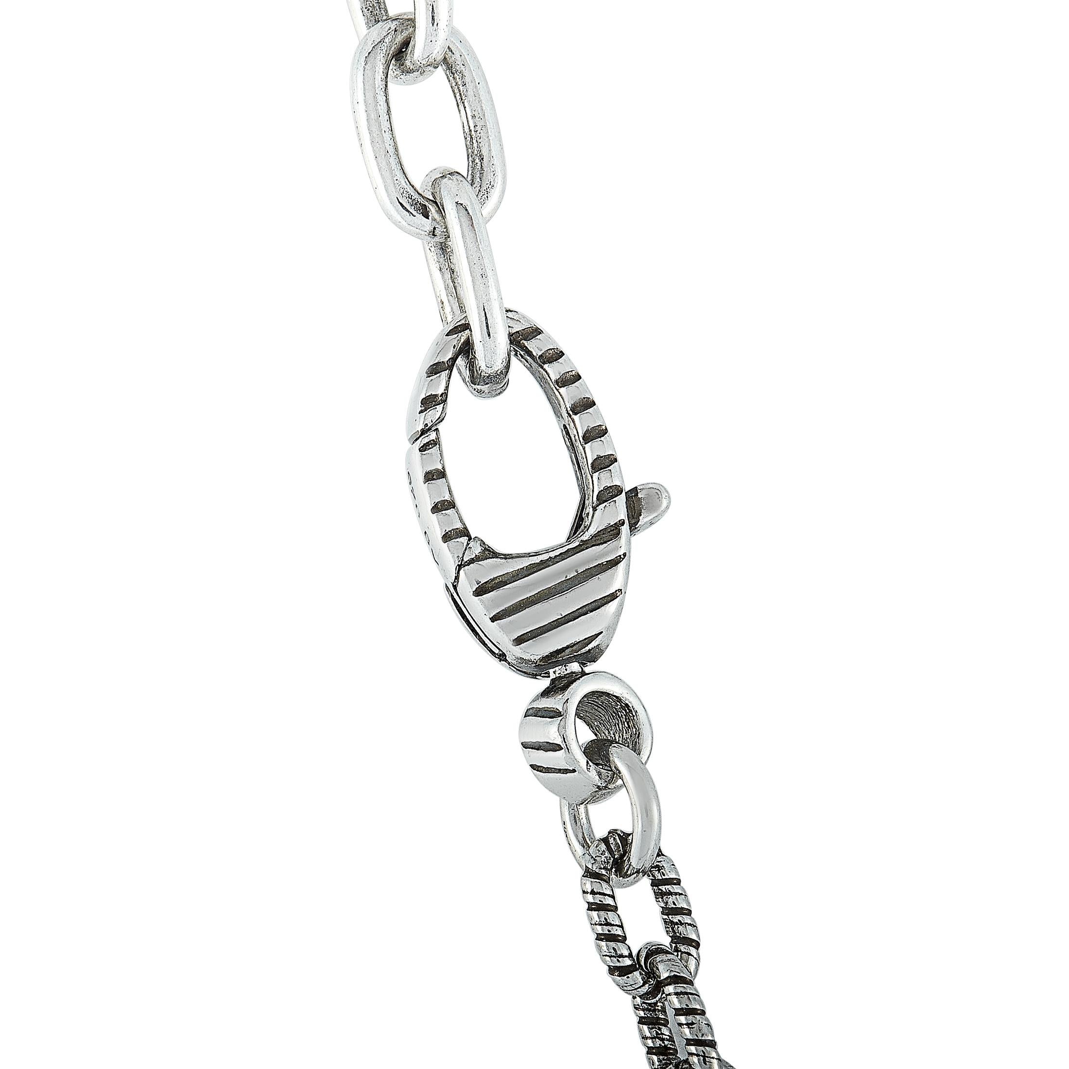 Women's Gucci Ouroboros 18K Yellow Gold and Sterling Silver Snake Motif Necklace