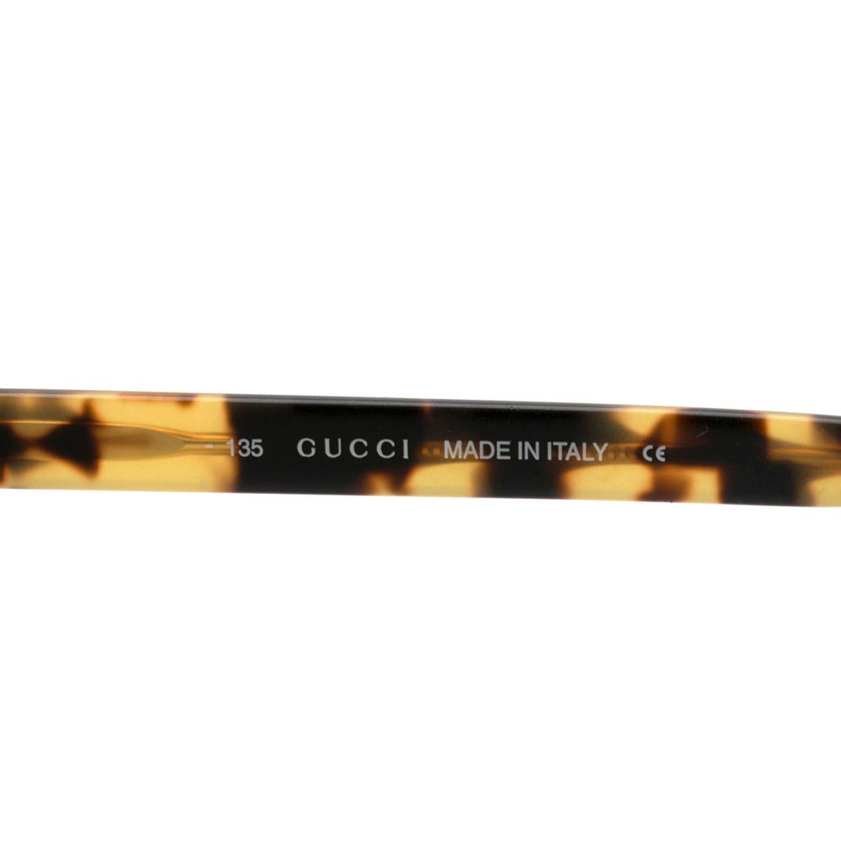 Gucci Oval Tortoise Shell Sunglasses 3