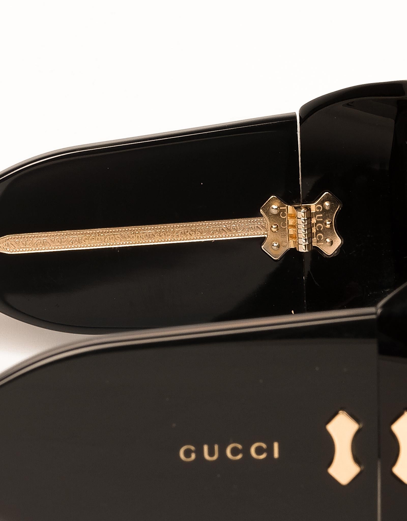 63mm aviator sunglasses gucci