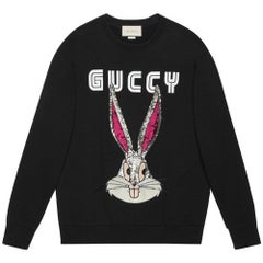 Gucci Bugs Bunny Sweatshirt aus Baumwoll-Jersey in Übergröße