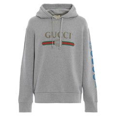Gucci Oversized Embroidered Cotton Jersey Hoodie