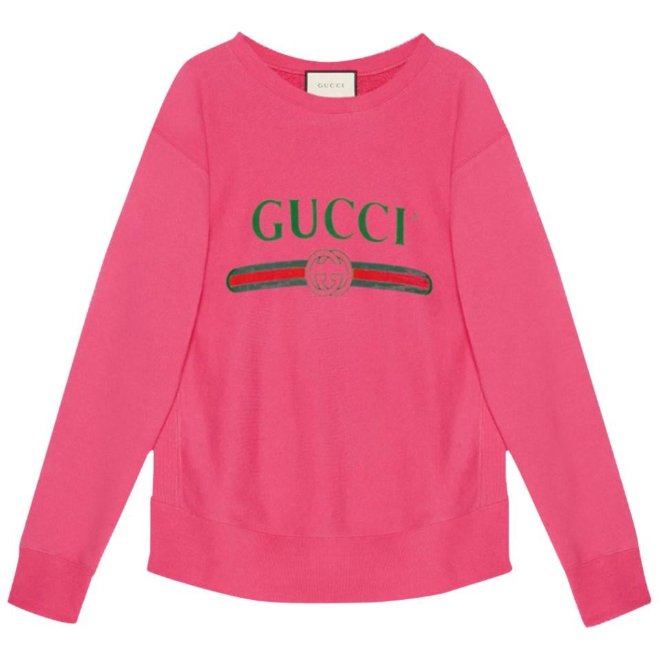 Gucci Oversized Logo-Printed Cotton-Terry Sweatshirt 