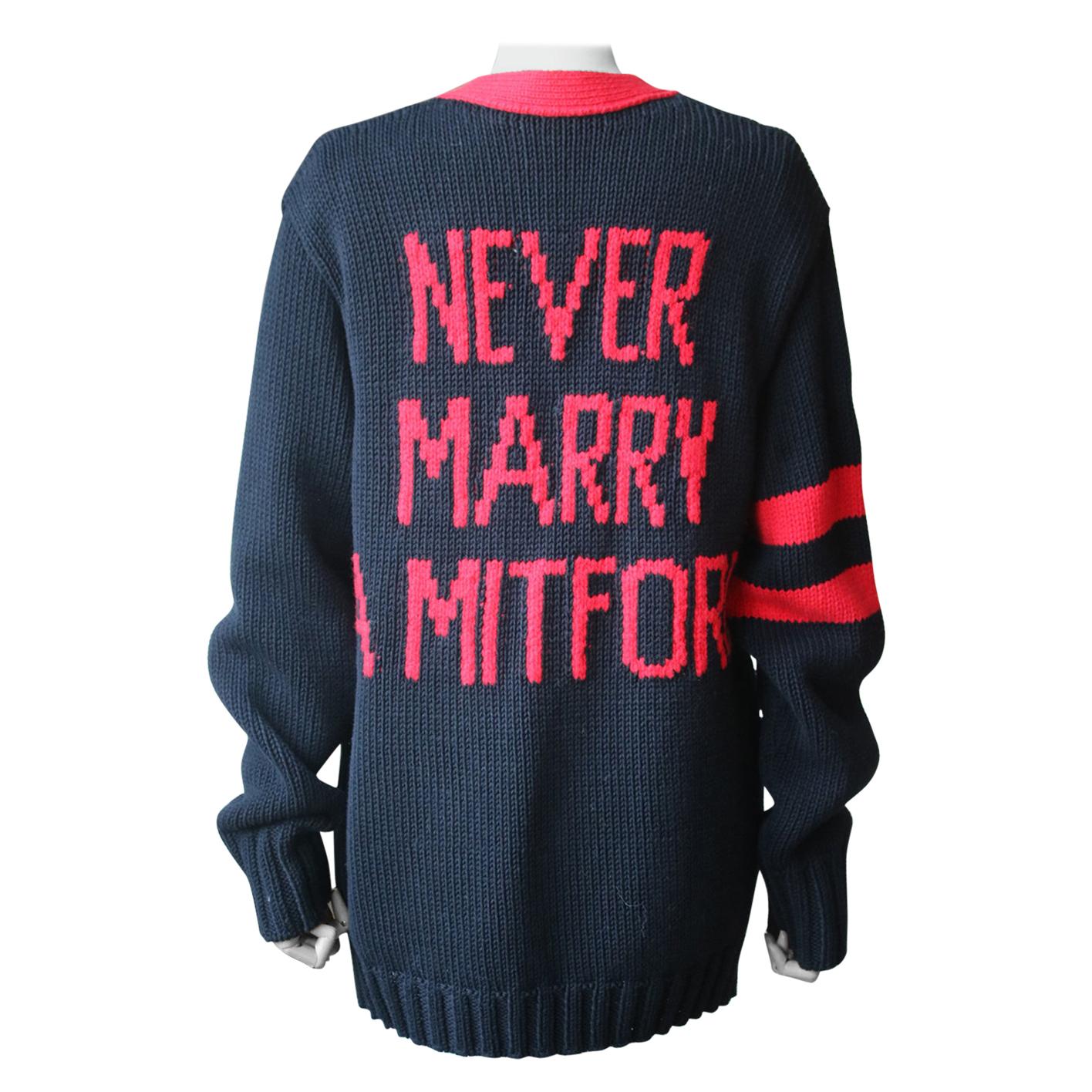 Gucci Oversized Never Marry A Mitford Knit Cardigan