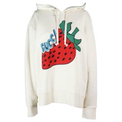 Gucci Oversized Printed Cotton Jersey Hoodie