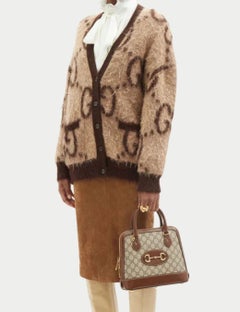 Gucci Oversized Wool-Blend Logo Cardigan - EU 36