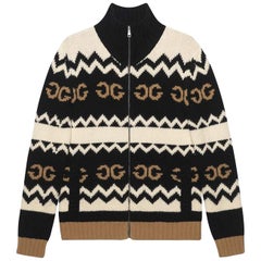 Gucci Oversized Wool Jacquard Jacket 