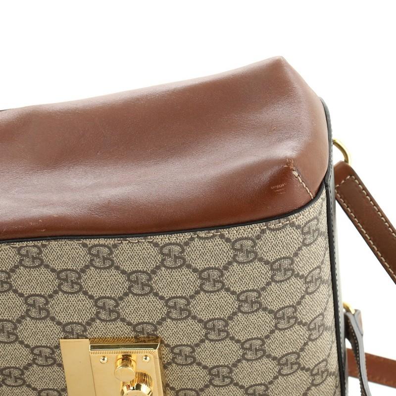 Gucci Padlock Backpack GG Coated Canvas and Leather Mini 4