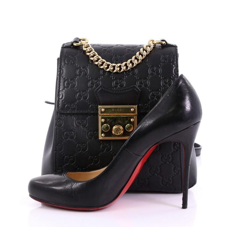 Gucci Padlock Backpack Guccissima Leather Mini at 1stDibs